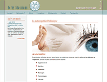 Tablet Screenshot of naturopathie-holistique.fr